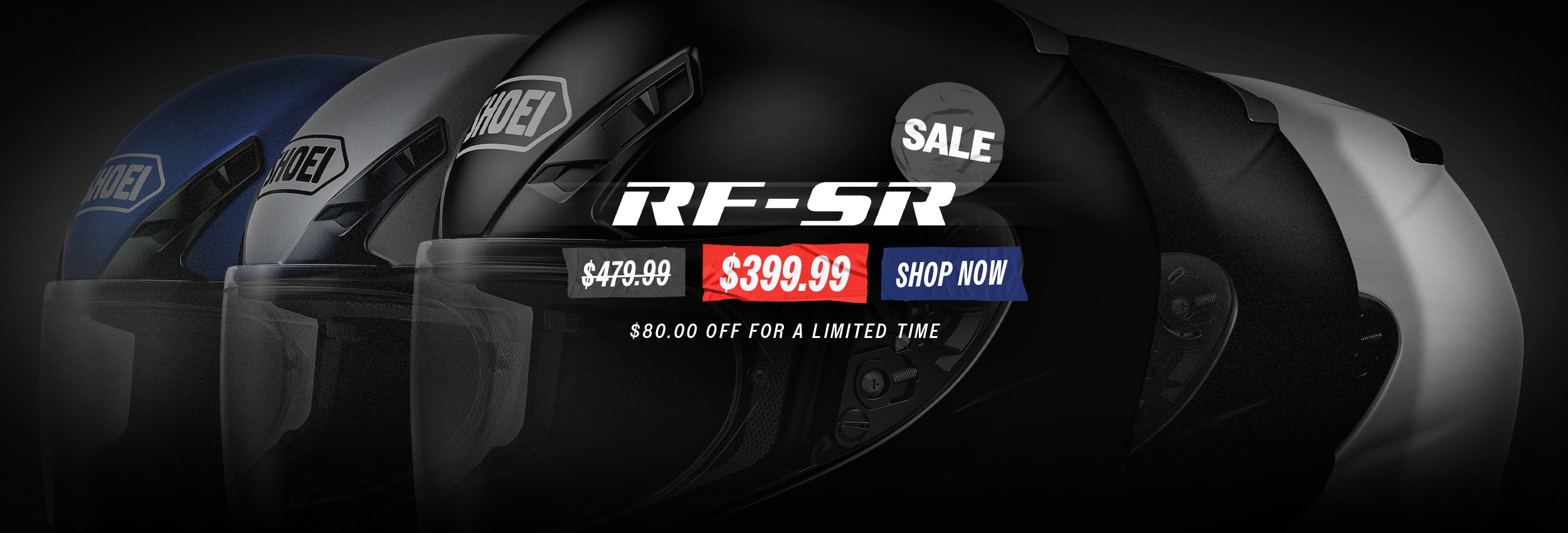 SHOEI RF-SR on sale for $399.99